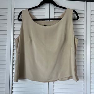 Vintage Lafayette 148 Bateau Silk Shell Tank
